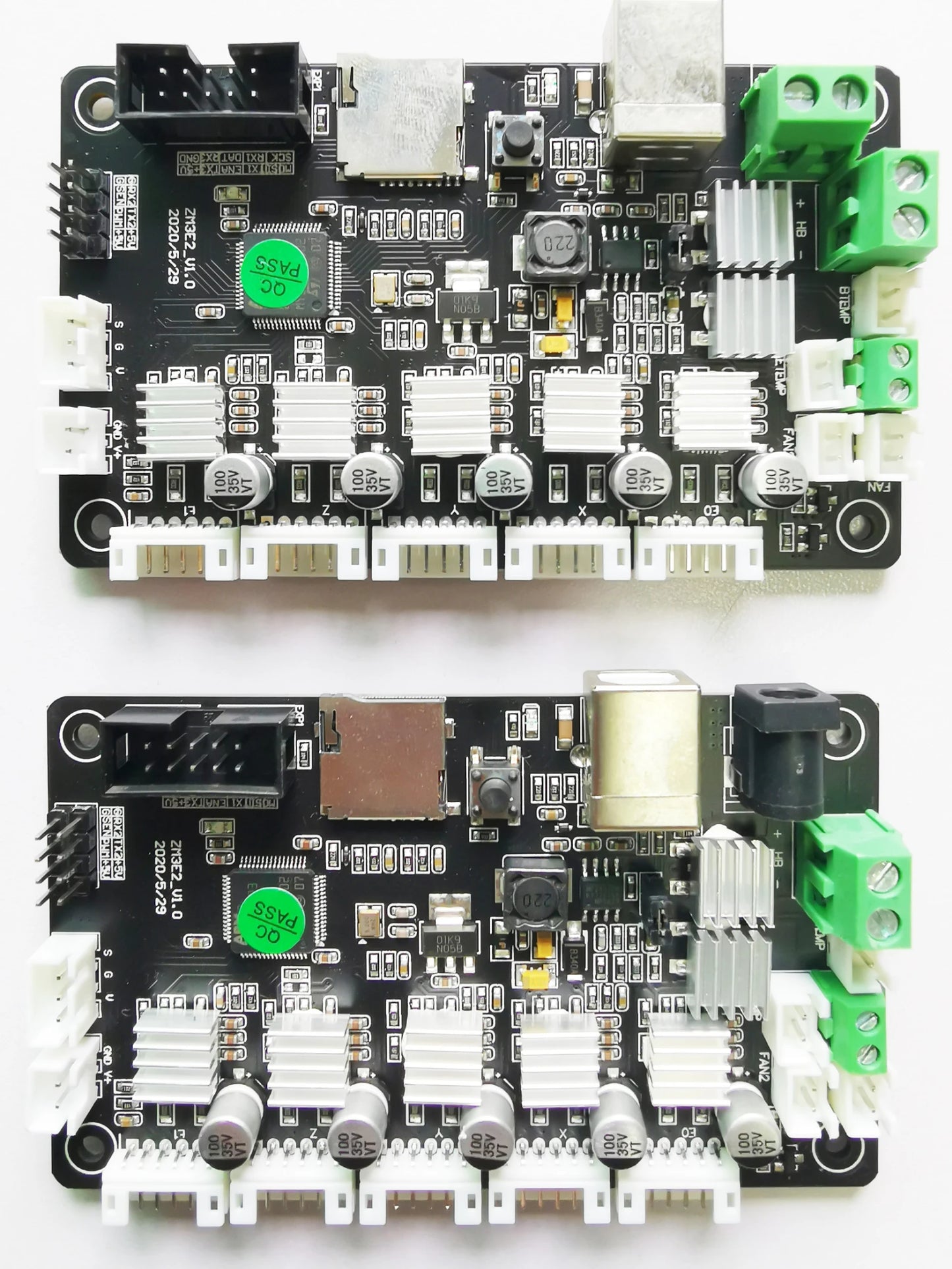 32 bits All-In-One 3D Printer Laser engraving Control Board 5 Stepping Motor Driver High Integrate Controller ZM3E2