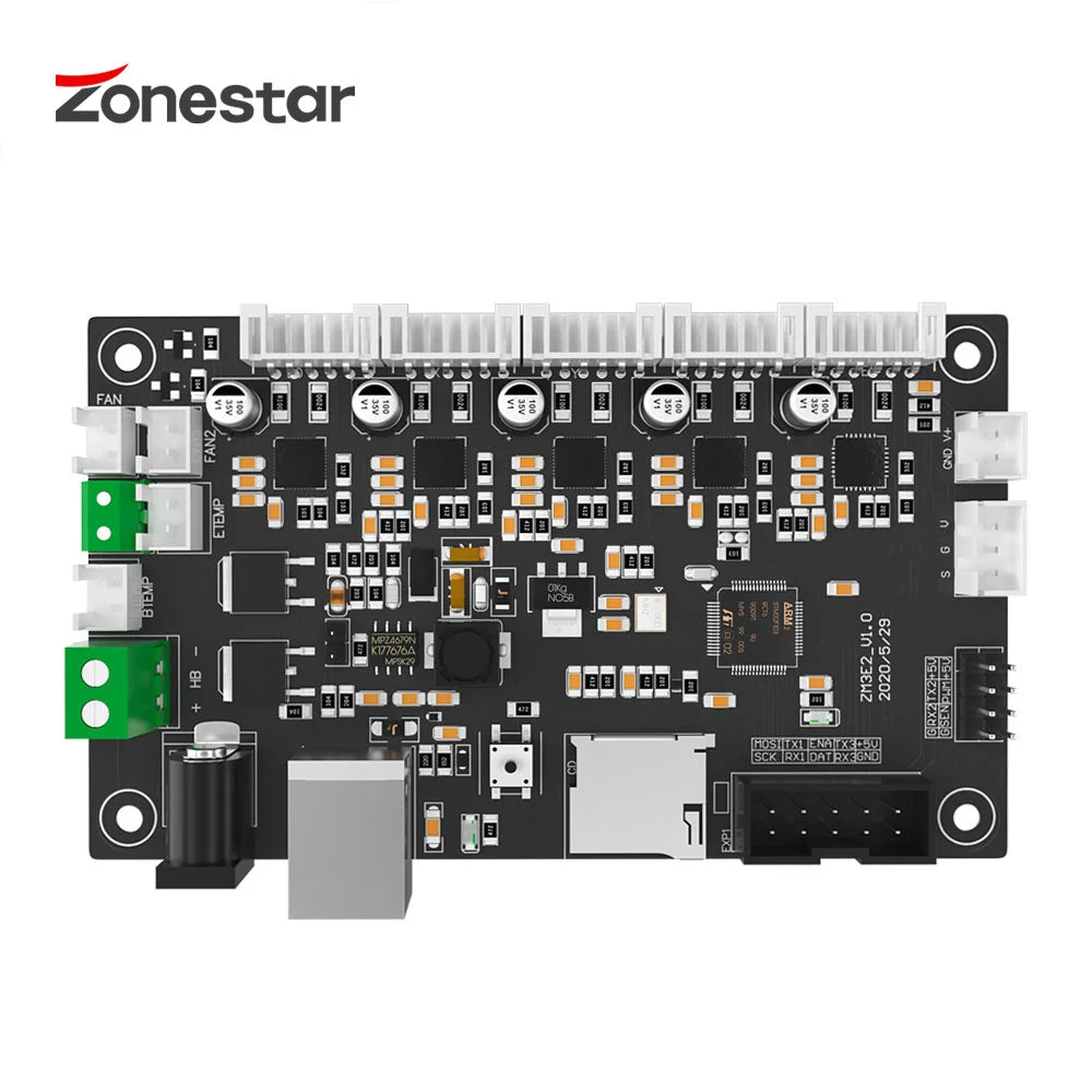 32 bits All-In-One 3D Printer Laser engraving Control Board 5 Stepping Motor Driver High Integrate Controller ZM3E2