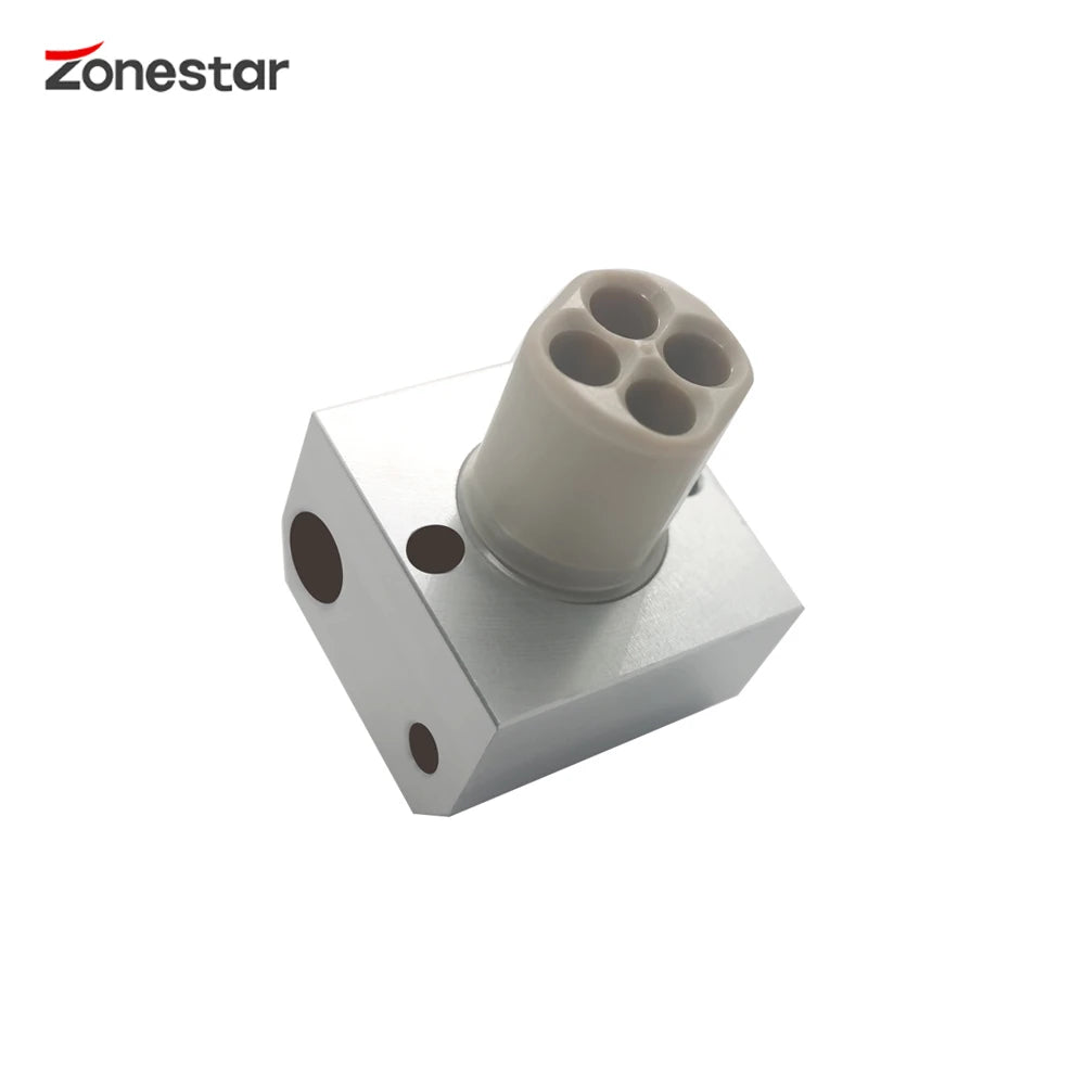 M4V6 Hotend Kit Heating Parts Throat Heating Block of the 4-IN-1-OUT Mixing Color Hot End