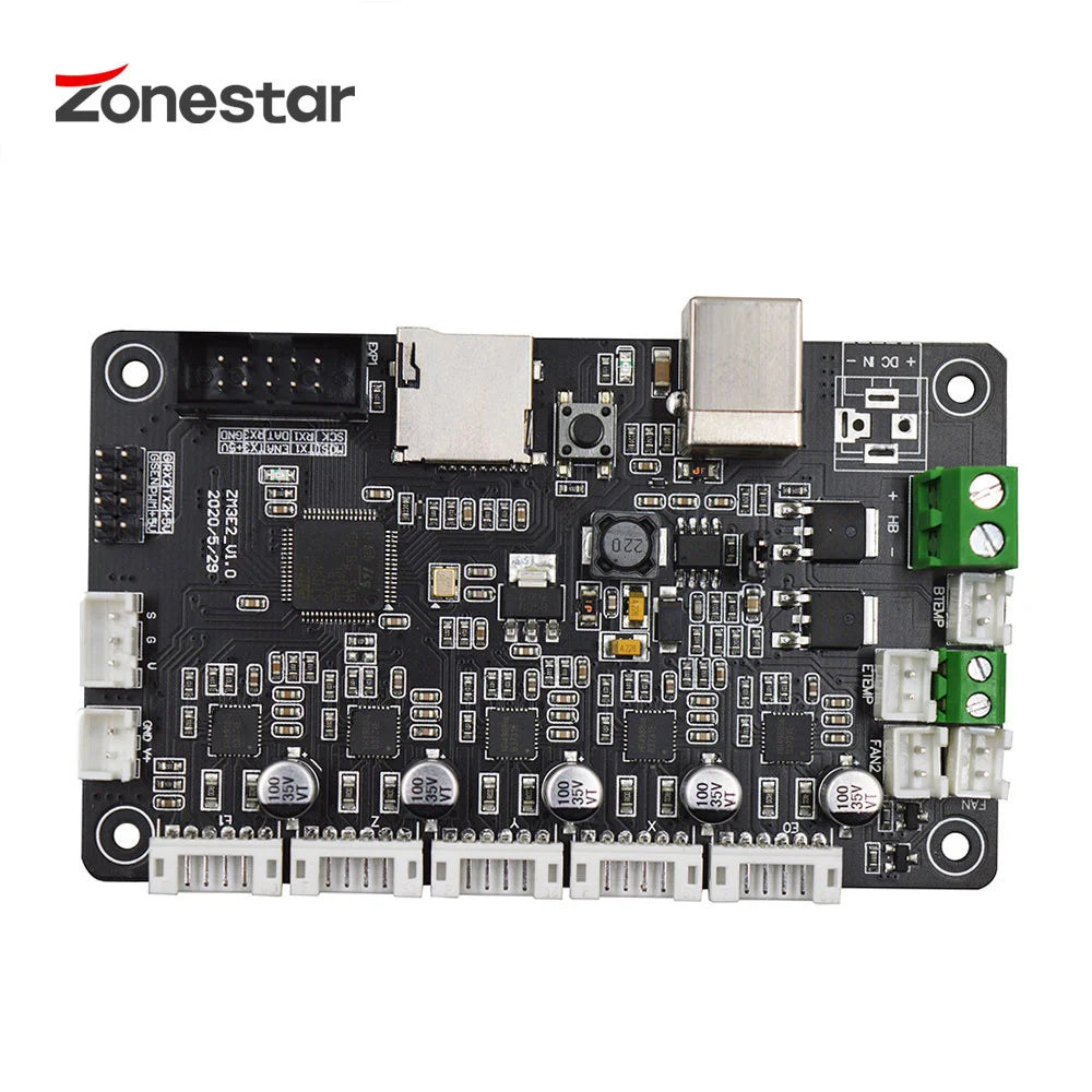 32 bits All-In-One 3D Printer Laser engraving Control Board 5 Stepping Motor Driver High Integrate Controller ZM3E2