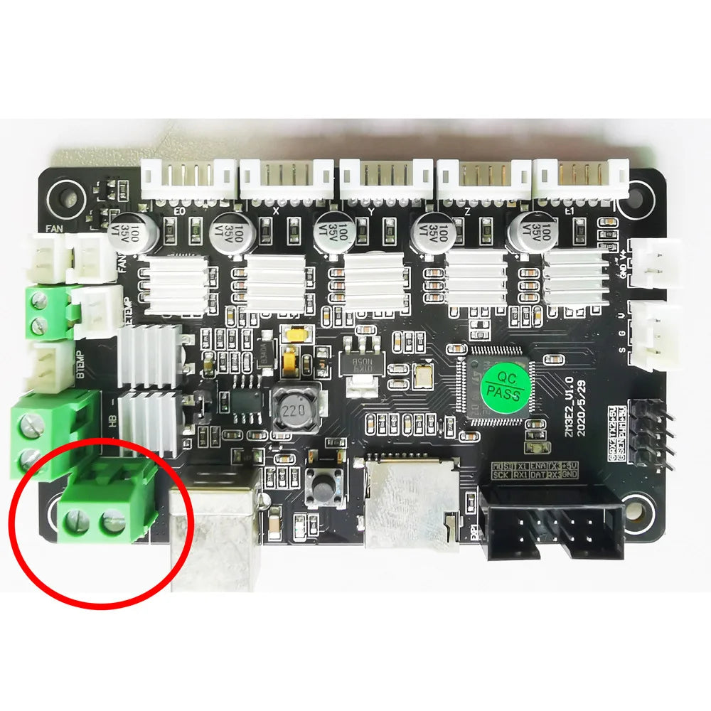 32 bits All-In-One 3D Printer Laser engraving Control Board 5 Stepping Motor Driver High Integrate Controller ZM3E2