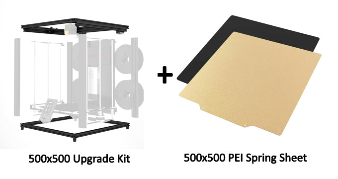 ZONESTAR Z9V5 500x500mm Large Size Upgrade Kit Parts