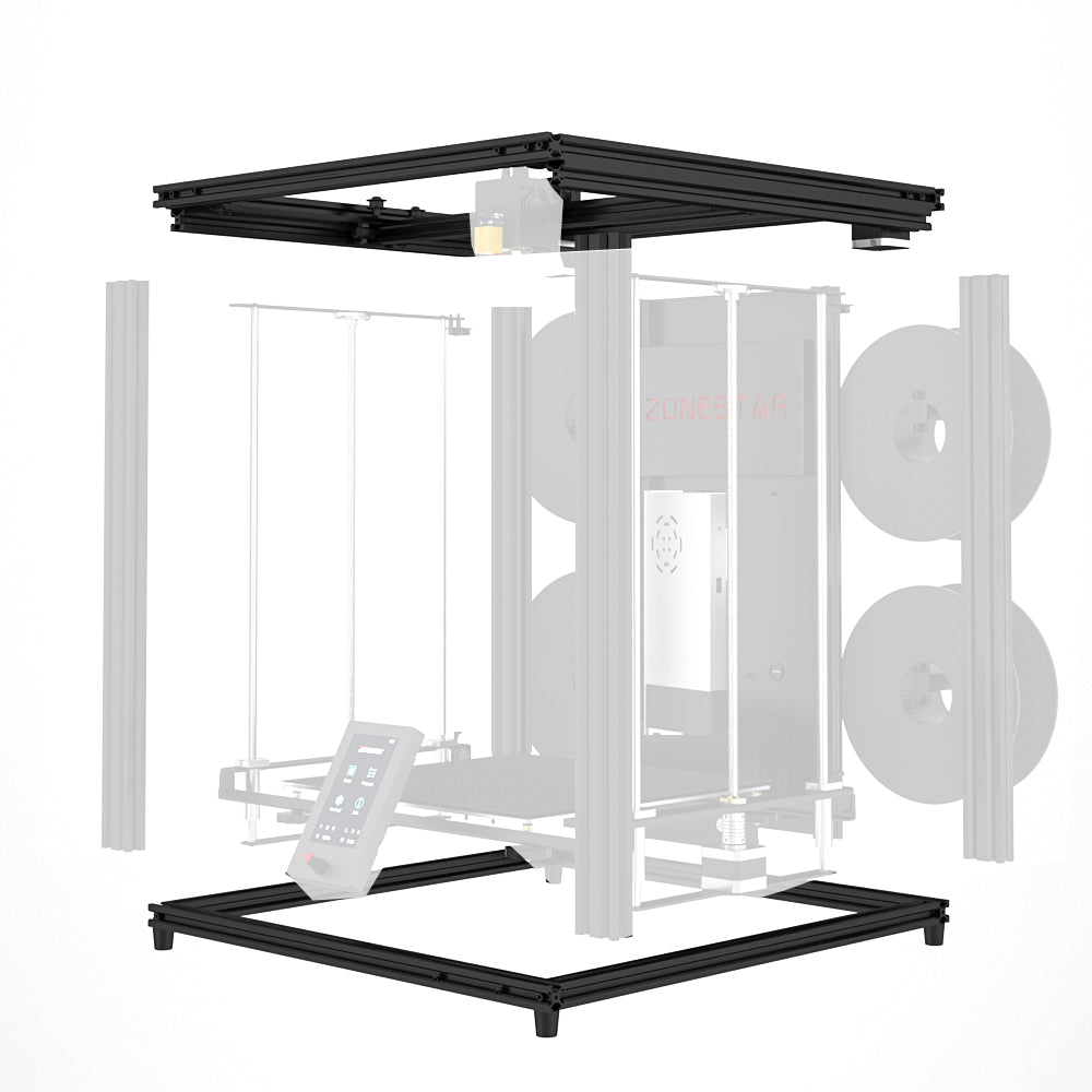 ZONESTAR Z9V5 500x500mm Large Size Upgrade Kit Parts