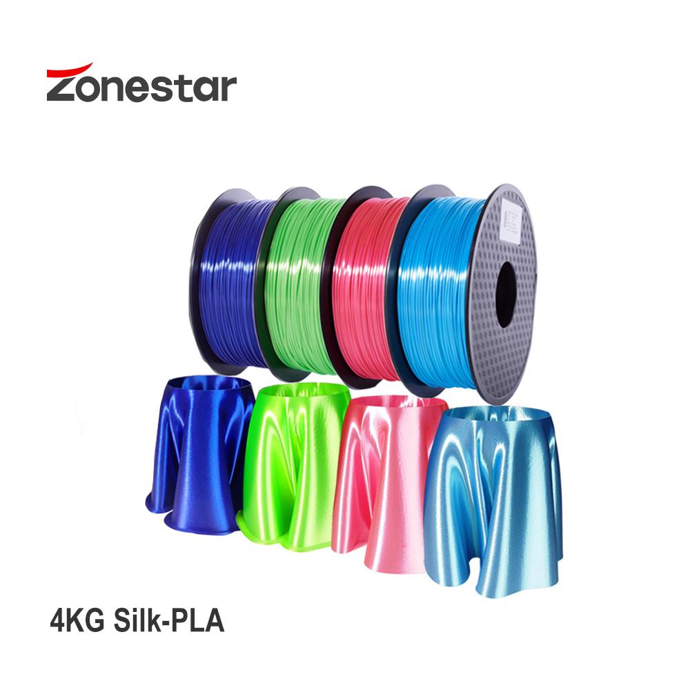 Big Sale 4KG/Lot Silk PLA 3D Printer Filament PLA 1.75mm – ZONESTAR 3D  Printer Official Store