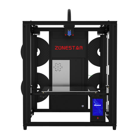 New Arrival 4 Extruders Multi Color Enclose Frame CoreXY Fast Printing Silent Large FDM 3D Printer DIY Kit Z9V5Pro-MK6