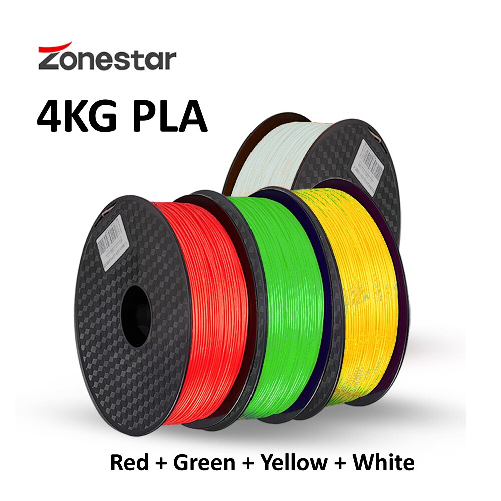 4KG/lot PLA 1.75mm High Quality FDM FFF 3D Printer Filament consumable material For Multi Color