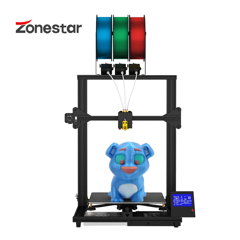 Clearance Sale Z8M3 Classical Structure 3 Extruders 3-IN-1-OUT Mix Color Multi Color Large Size FDM 3D Printer DIY Kit