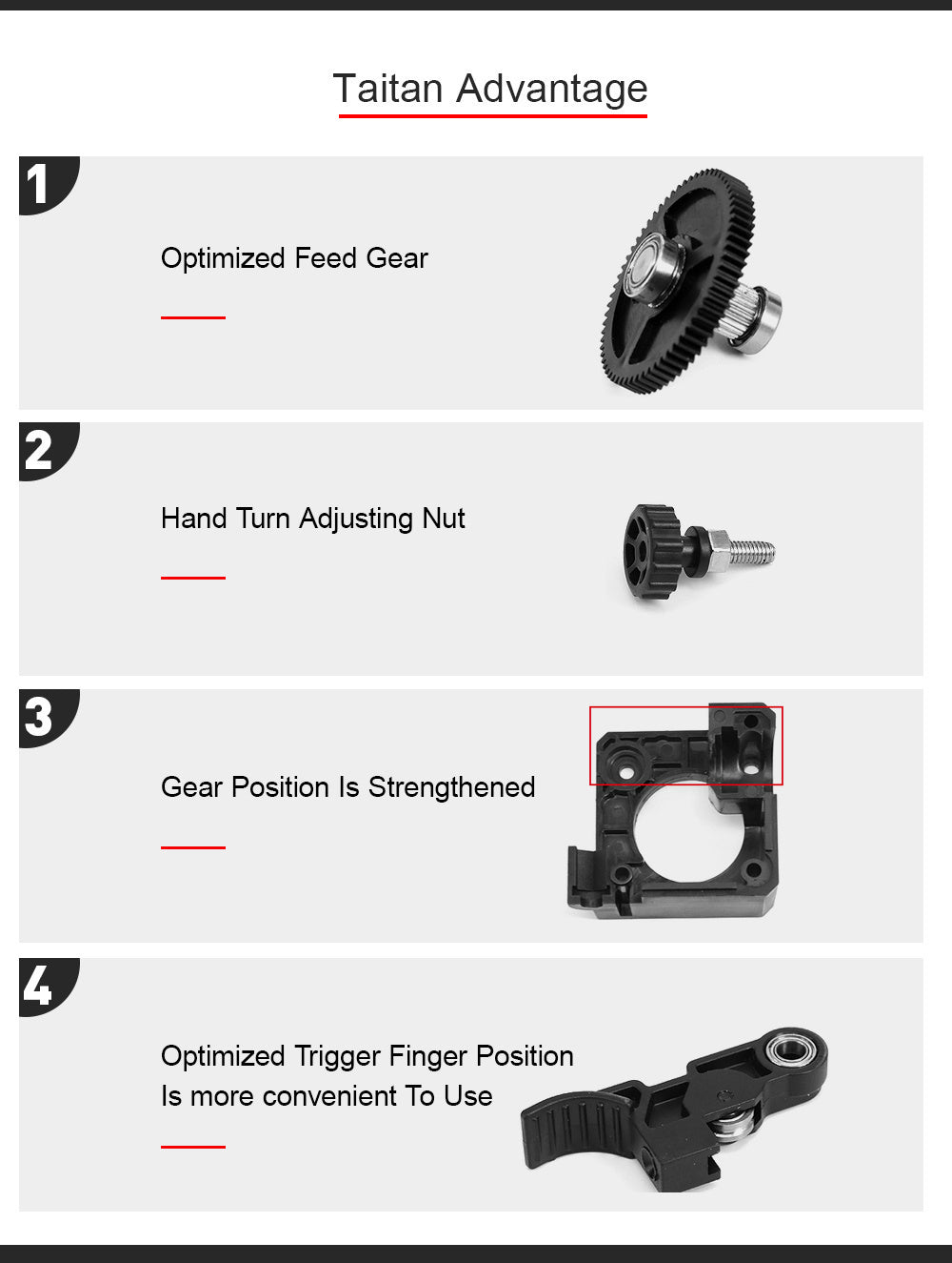 ZONESTAR Titan Extruder Kit J-head Bowden Extrusion Feeder Upgrade Parts For P802 Z8 Z9 3D Printer Parts