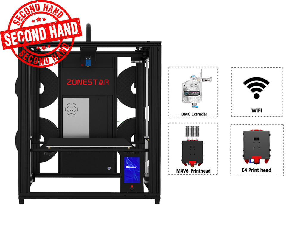 Clearance Sale Z9V5Pro Second Hand ZONESTAR 4 Extruders Multi Colors L