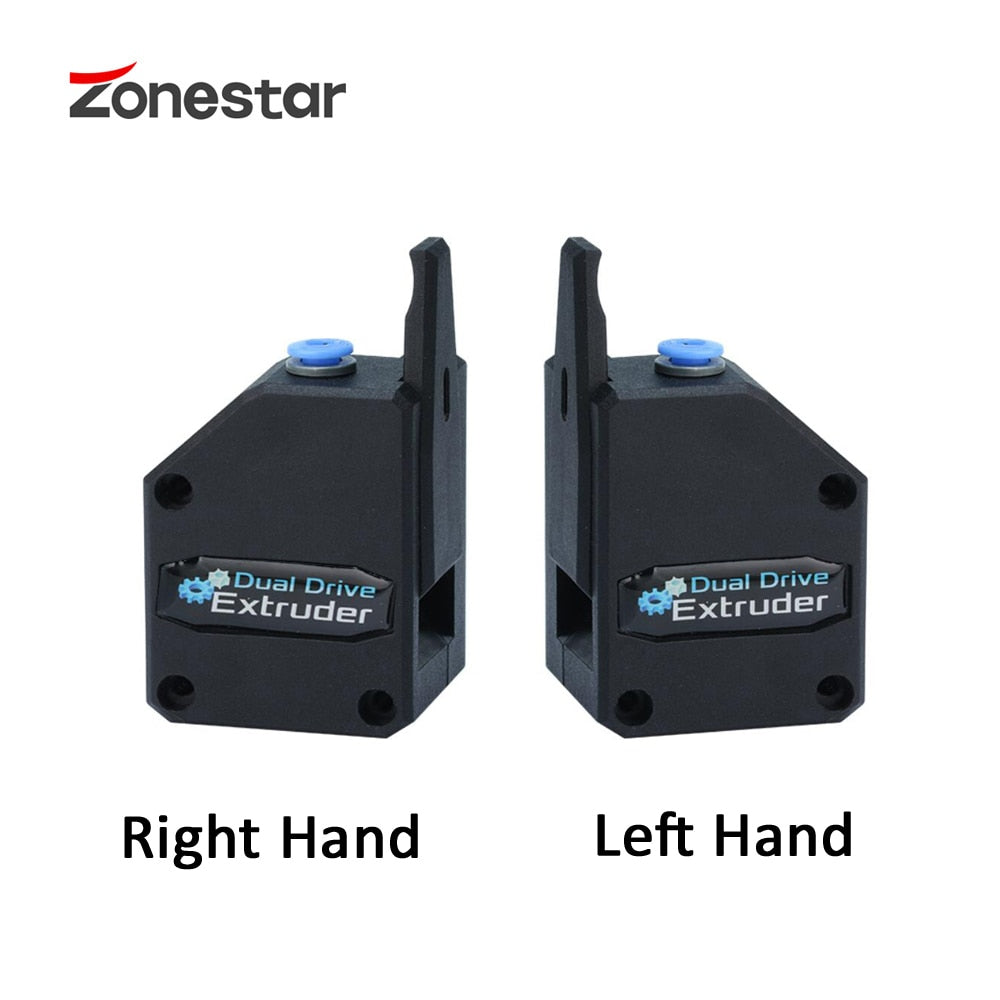 Zonestar extrusora de engrenagem dupla extrusora de unidade dupla atualização extrusora bowden peças de impressora 3d de filamento de 1.75mm 