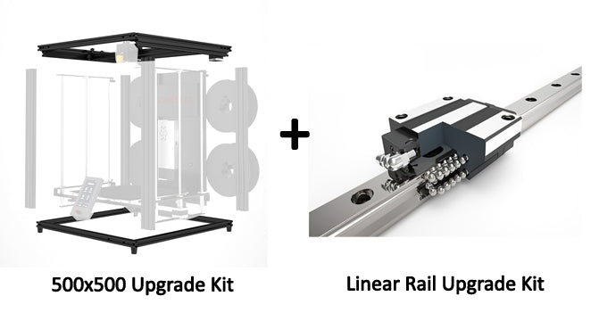 ZONESTAR Z9V5 500x500mm Large Size Upgrade Kit Parts