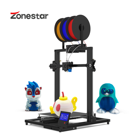 Clearance Sale Z8M3 Classical Structure 3 Extruders 3-IN-1-OUT Mix Color Multi Color Large Size FDM 3D Printer DIY Kit