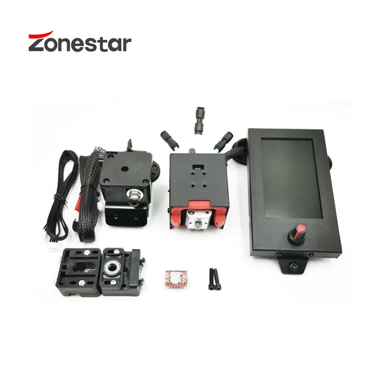 ZONESTAR 4 Extruders Upgrade Z8PM3 Upgrade to Z8PM4Pro Parts Combine 4.3" TFT-LCD 4-IN-1-OUT M4V6 Mix Cilor Hotend Extruder