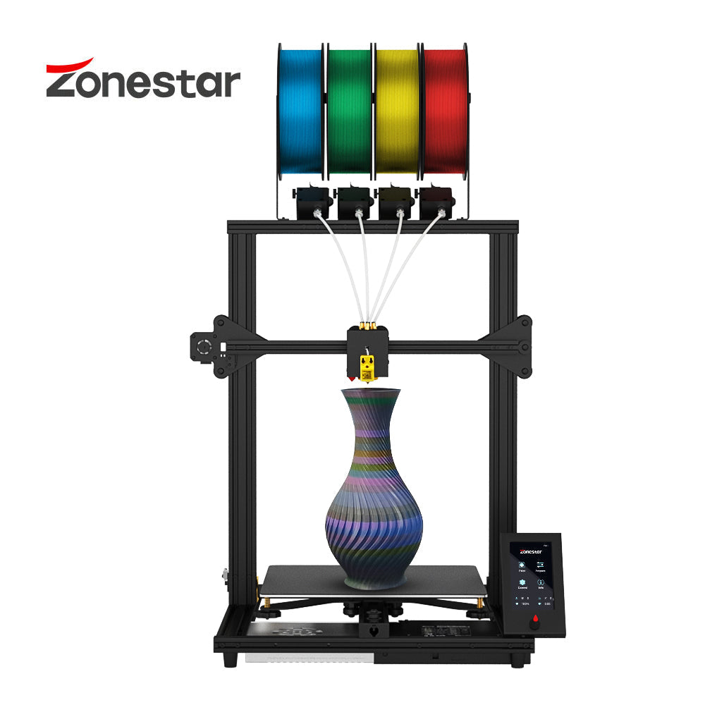 Clearance Sale Second Hand Classical Structure Z8PM4Pro 4 Extruders Mix Color Large Size FDM 3D Printer DIY Kit