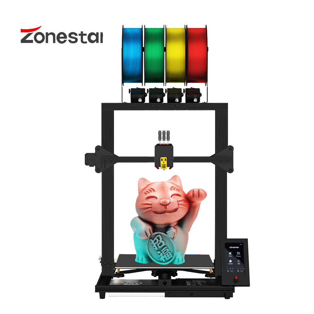 New Upgrade Classical Structure Mix Color 4-IN-1-OUT 4 Extruders Silent Large 3D Printer DIY Kit Z8PM4Pro-MK2