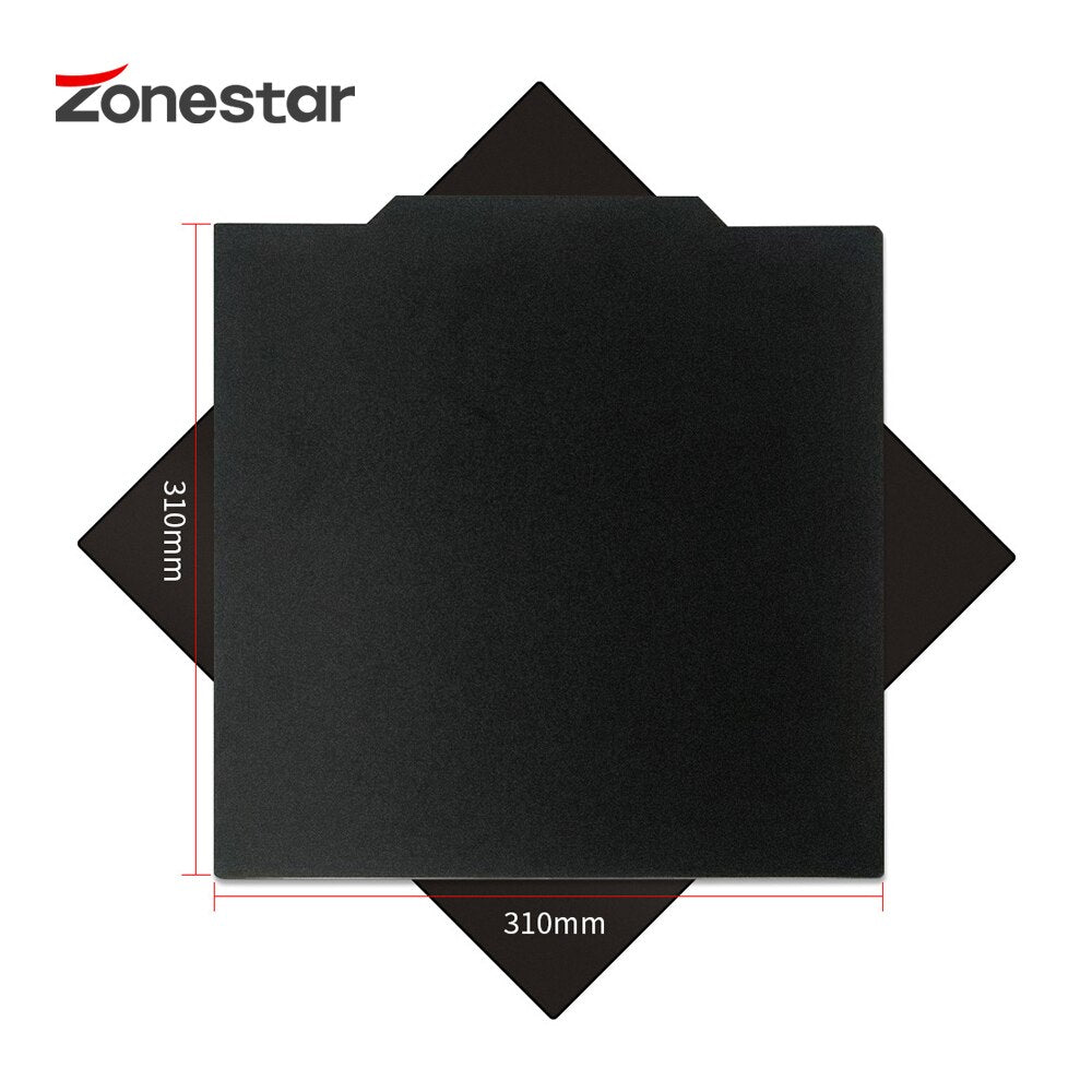 310mm Magnetic Flexiable Heatbed Sticker Rough Surface Good adhered Easy to Remove Prints for 3D Printer Hot Bed