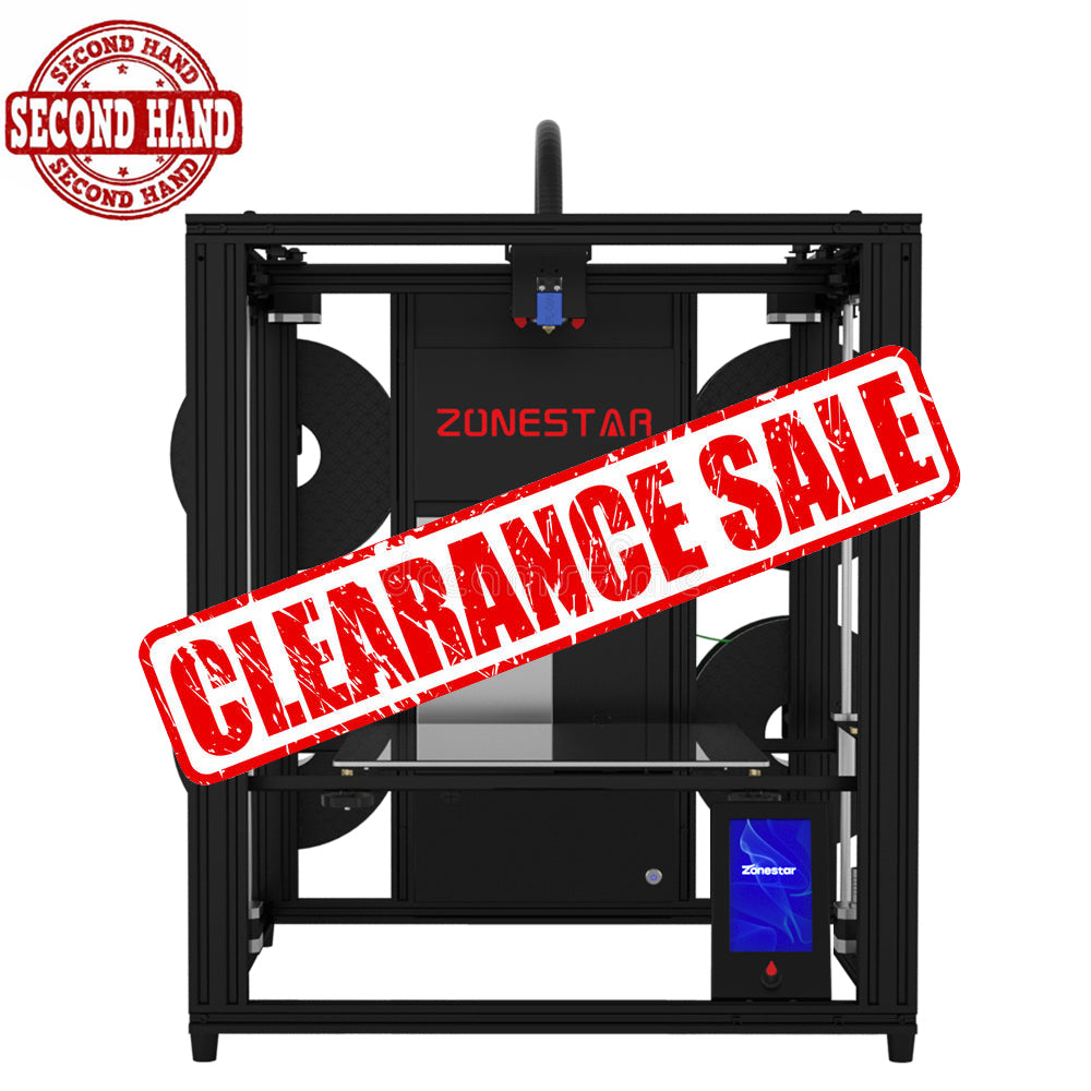 Clearance Sale Z9V5Pro Second Hand ZONESTAR 4 Extruders Multi Colors Large Size FDM 3D Printer DIY Kit